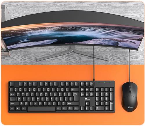 Lenovo Lecoo CM101 Q KABLOLU SİYAH KLAVYE&MOUSE SET